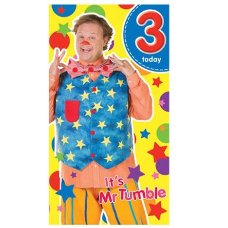 Mr Tumbles Something Special 3 Today 3rd Birthday Card £2.45